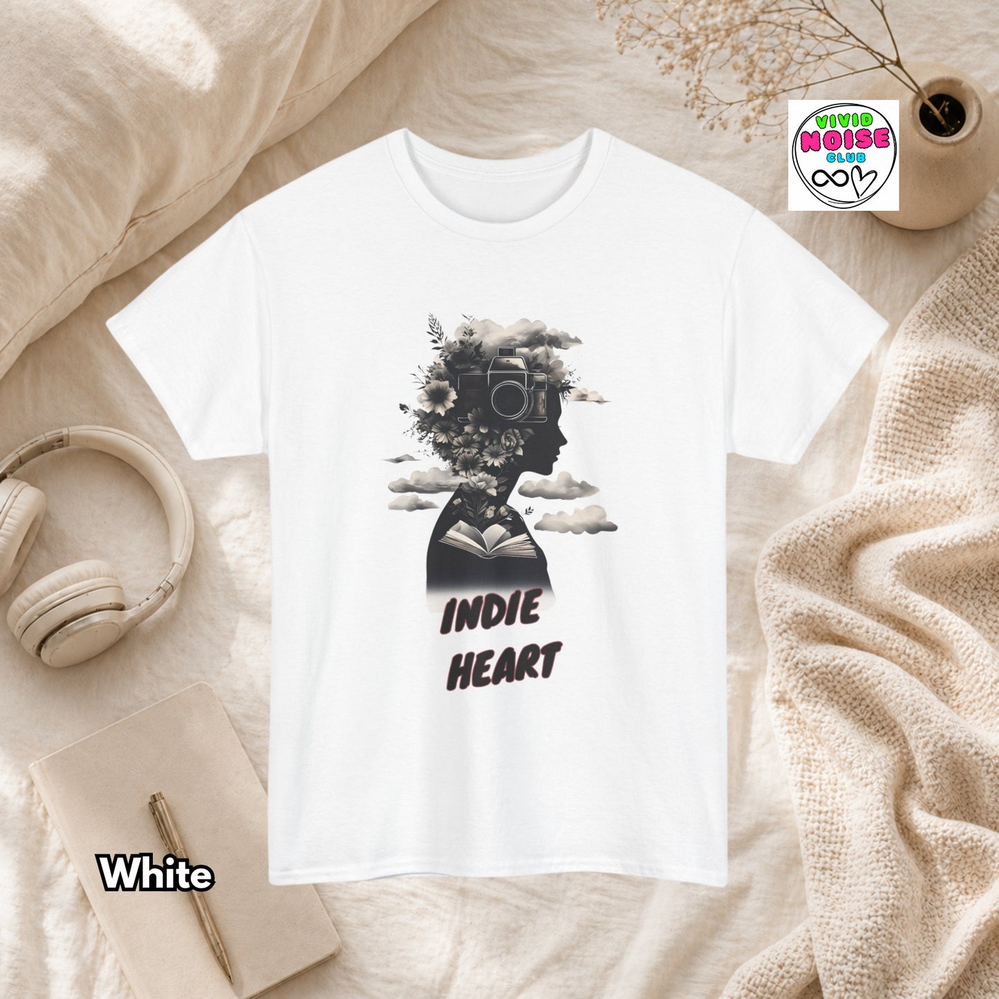 Indie Film T-Shirt - Indie Heart - Classic Cotton Tee