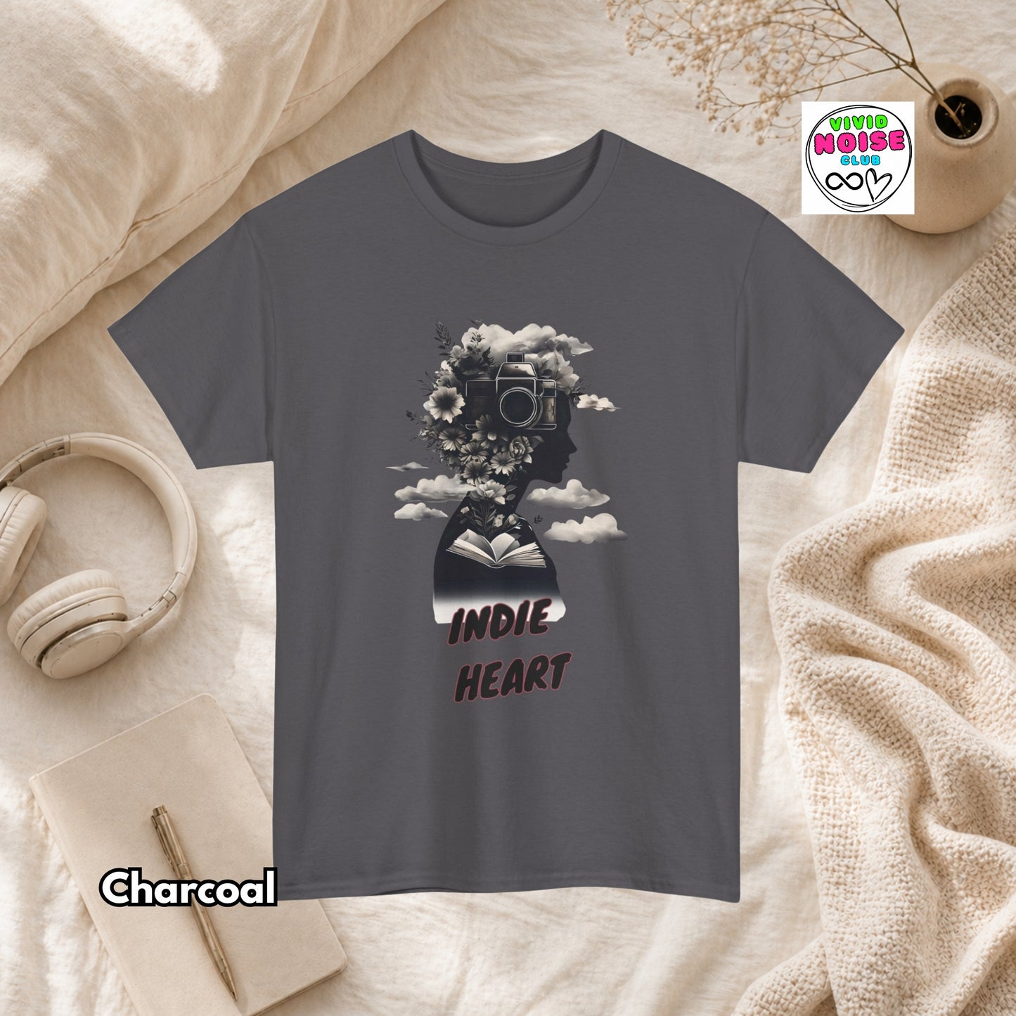 Indie Film T-Shirt - Indie Heart - Classic Cotton Tee