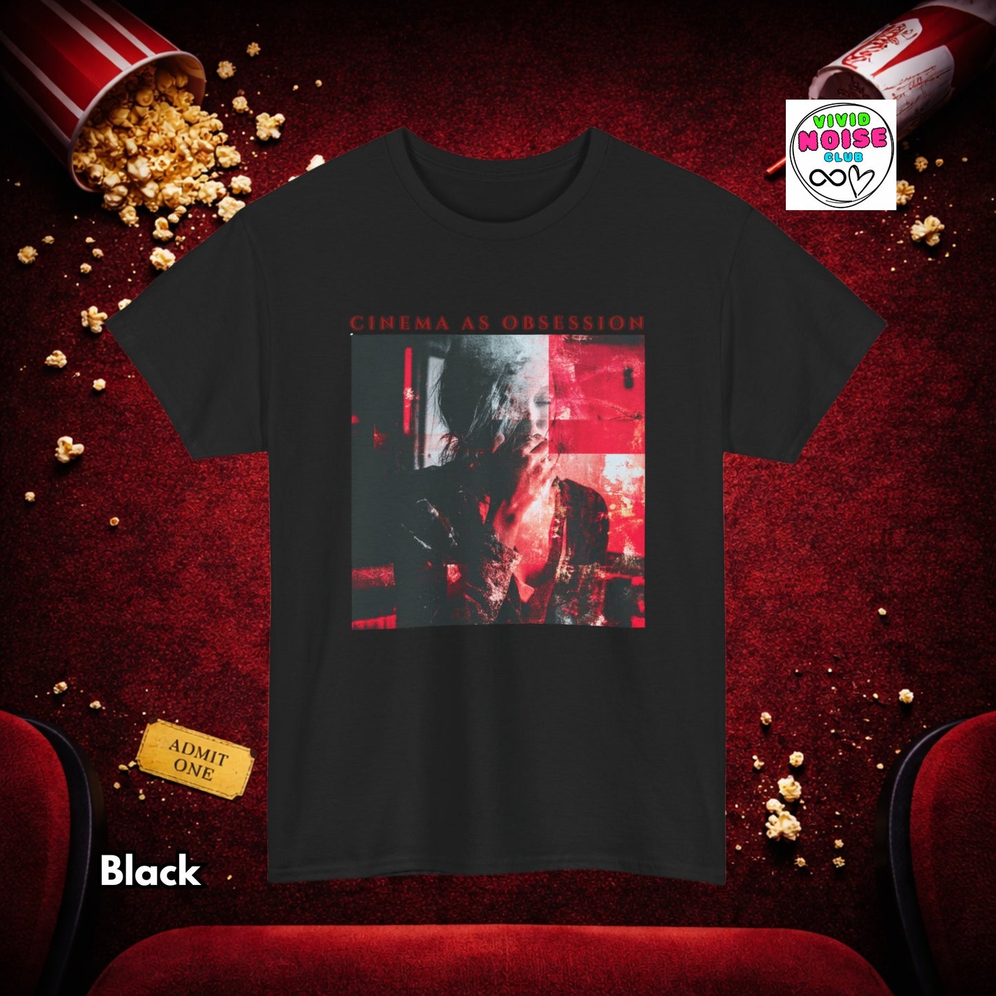 Cinema Lover T-Shirt - Cinema As Obsession - Classic Cotton Tee