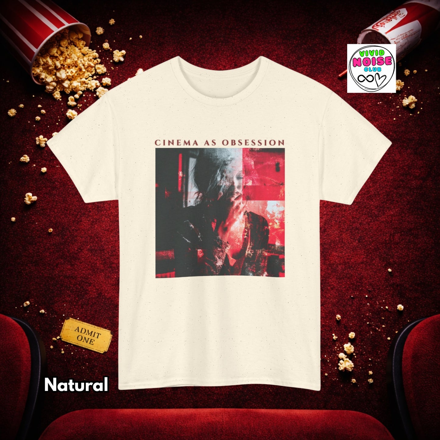 Cinema Lover T-Shirt - Cinema As Obsession - Classic Cotton Tee