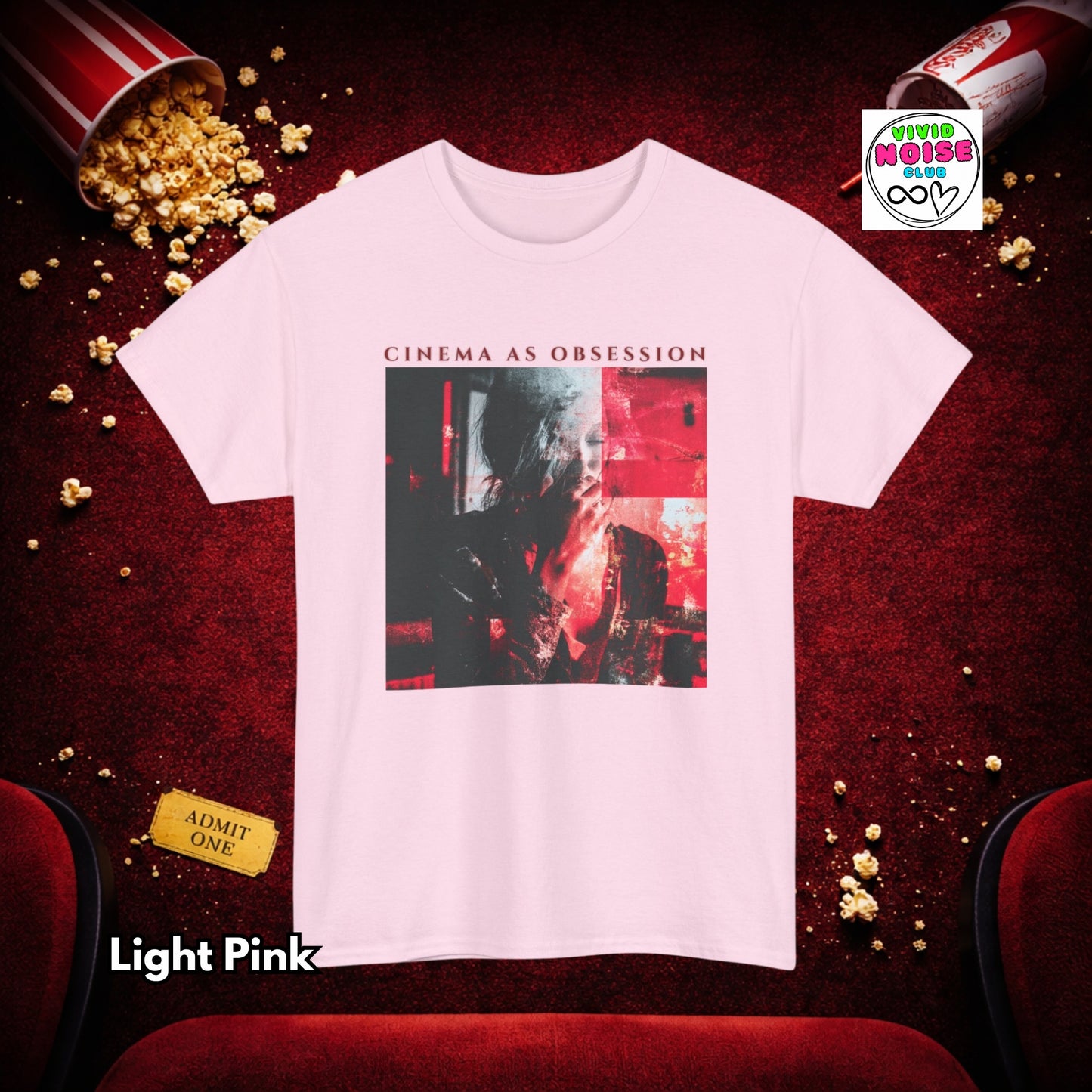 Cinema Lover T-Shirt - Cinema As Obsession - Classic Cotton Tee