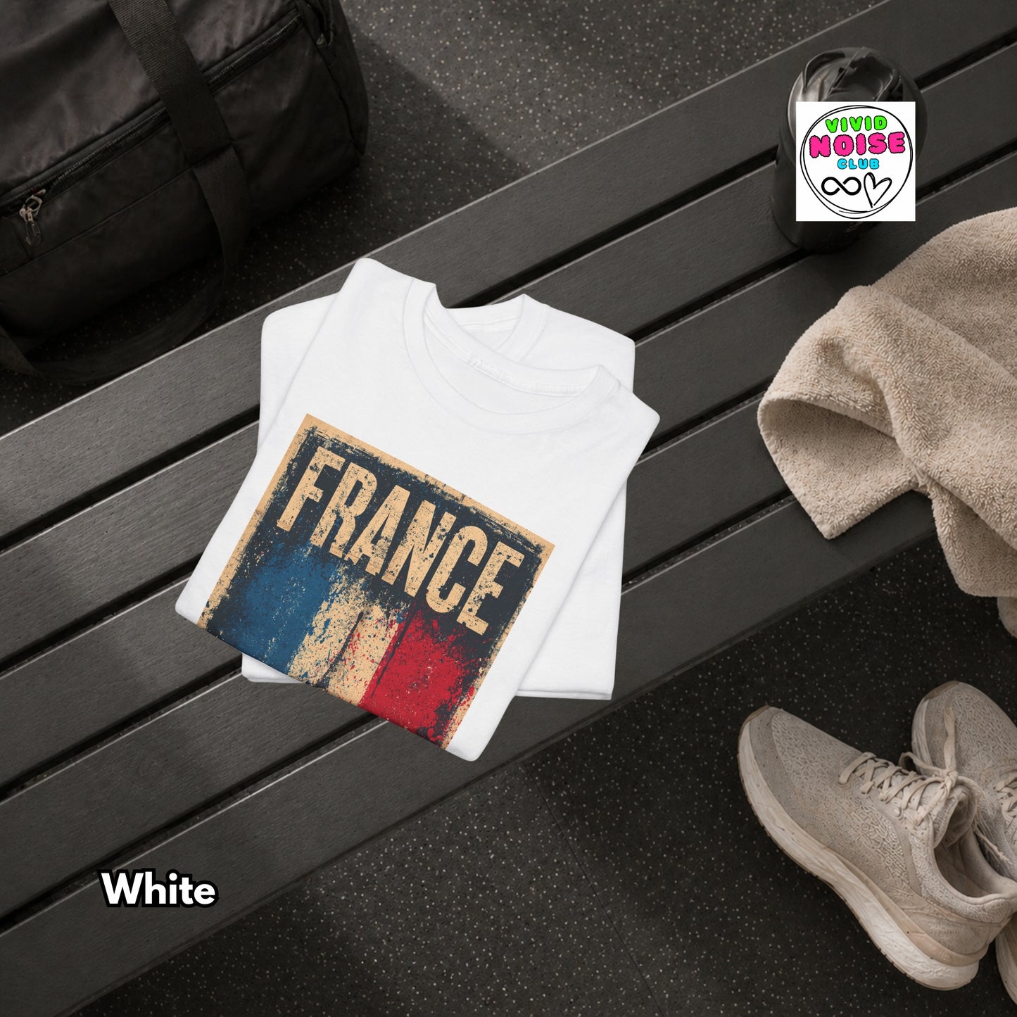 France Football T-Shirt - Été 2026 Supporter Design - Classic Cotton Tee