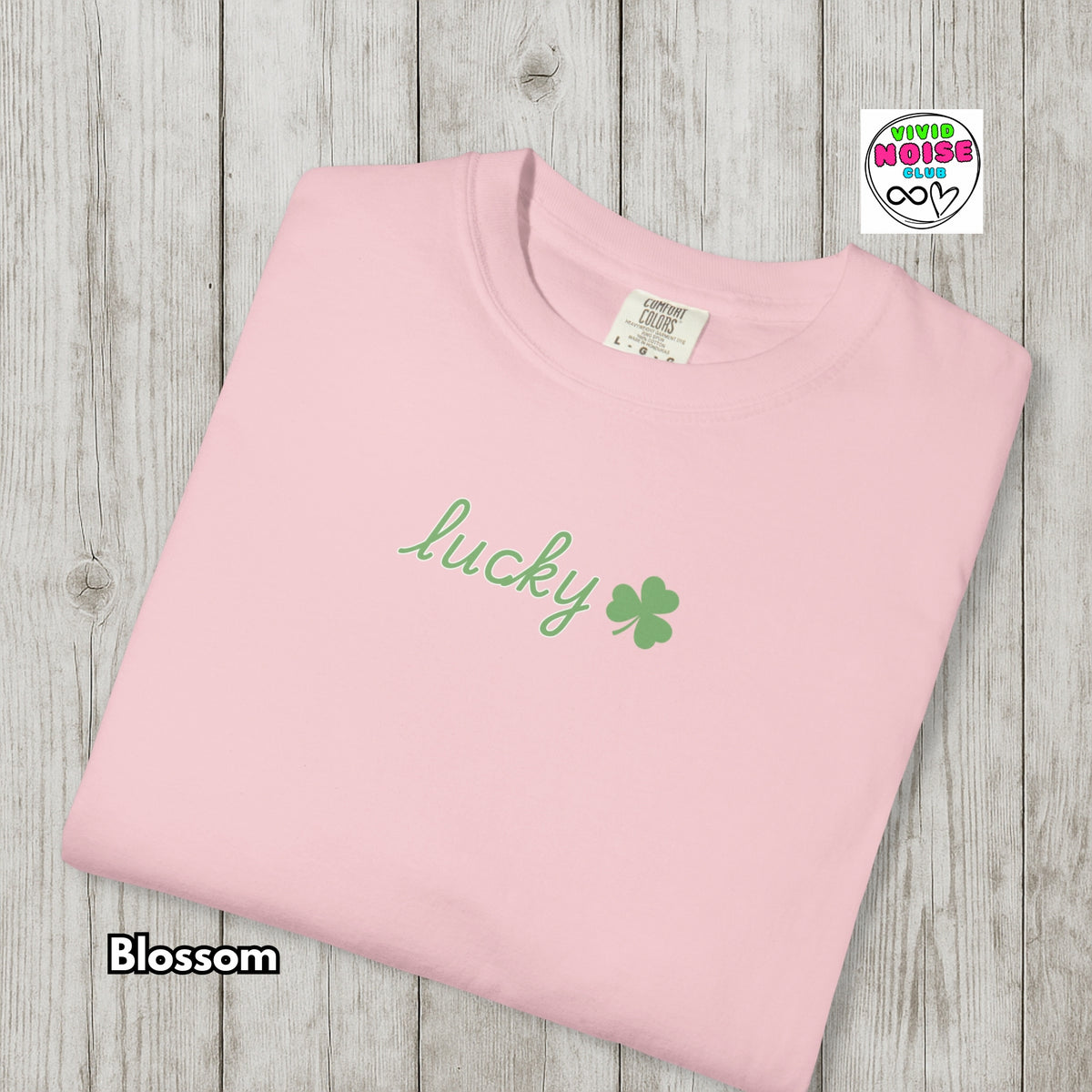 Comfort Colors® St Patricks Day T-Shirt: 'Lucky' Shamrock Irish Shirt | St Patrick's Day Gift