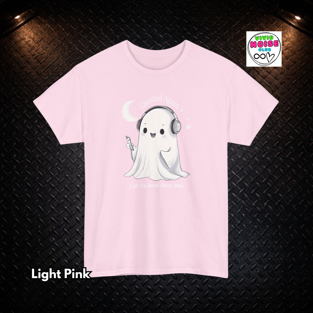 Ghosted Again Halloween T-Shirt | Funny Spooky Pun Ghost Tee