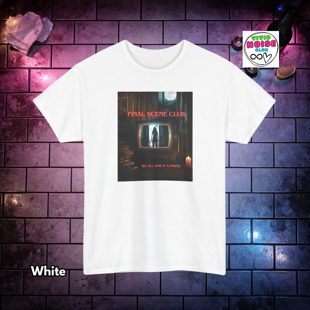 Final Scene Club T-Shirt - Horror Movie Fan Gift - Halloween Shirt