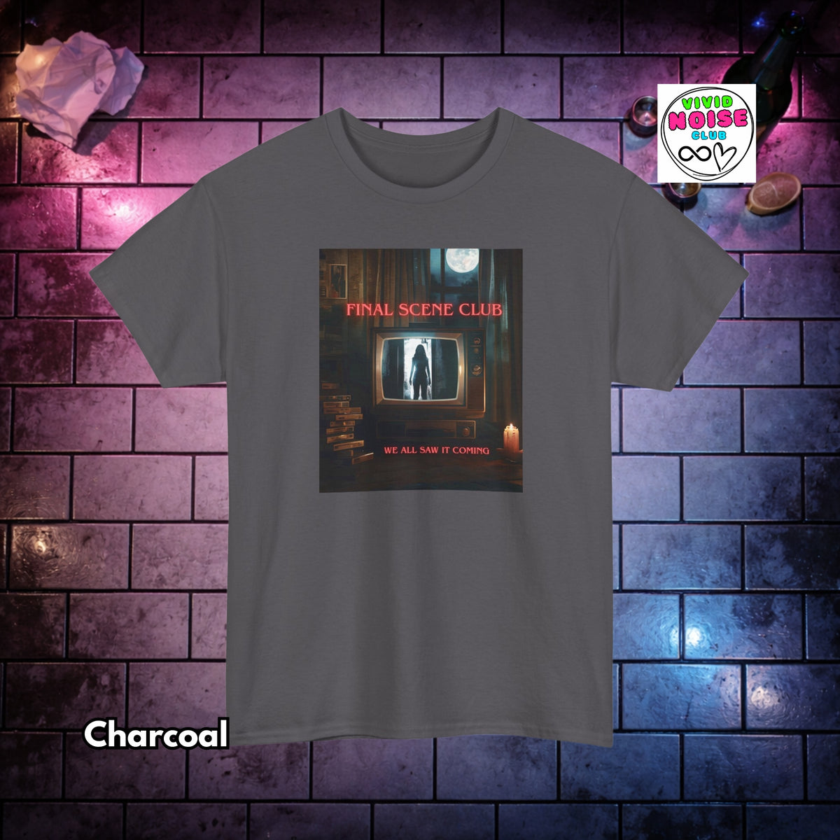 Final Scene Club T-Shirt - Horror Movie Fan Gift - Halloween Shirt