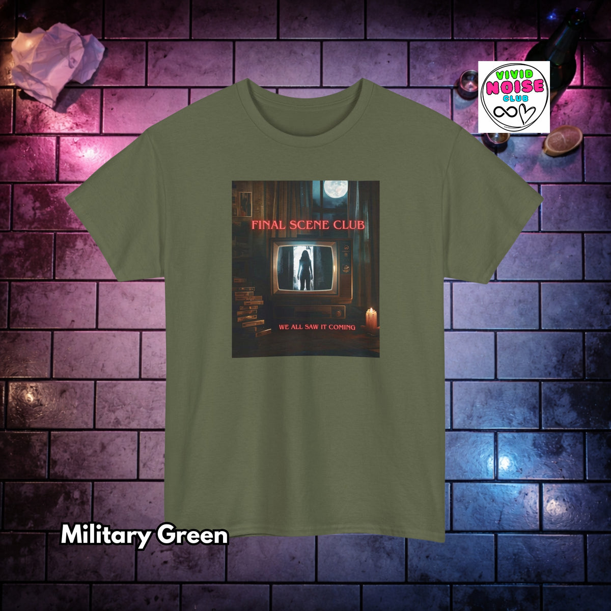 Final Scene Club T-Shirt - Horror Movie Fan Gift - Halloween Shirt