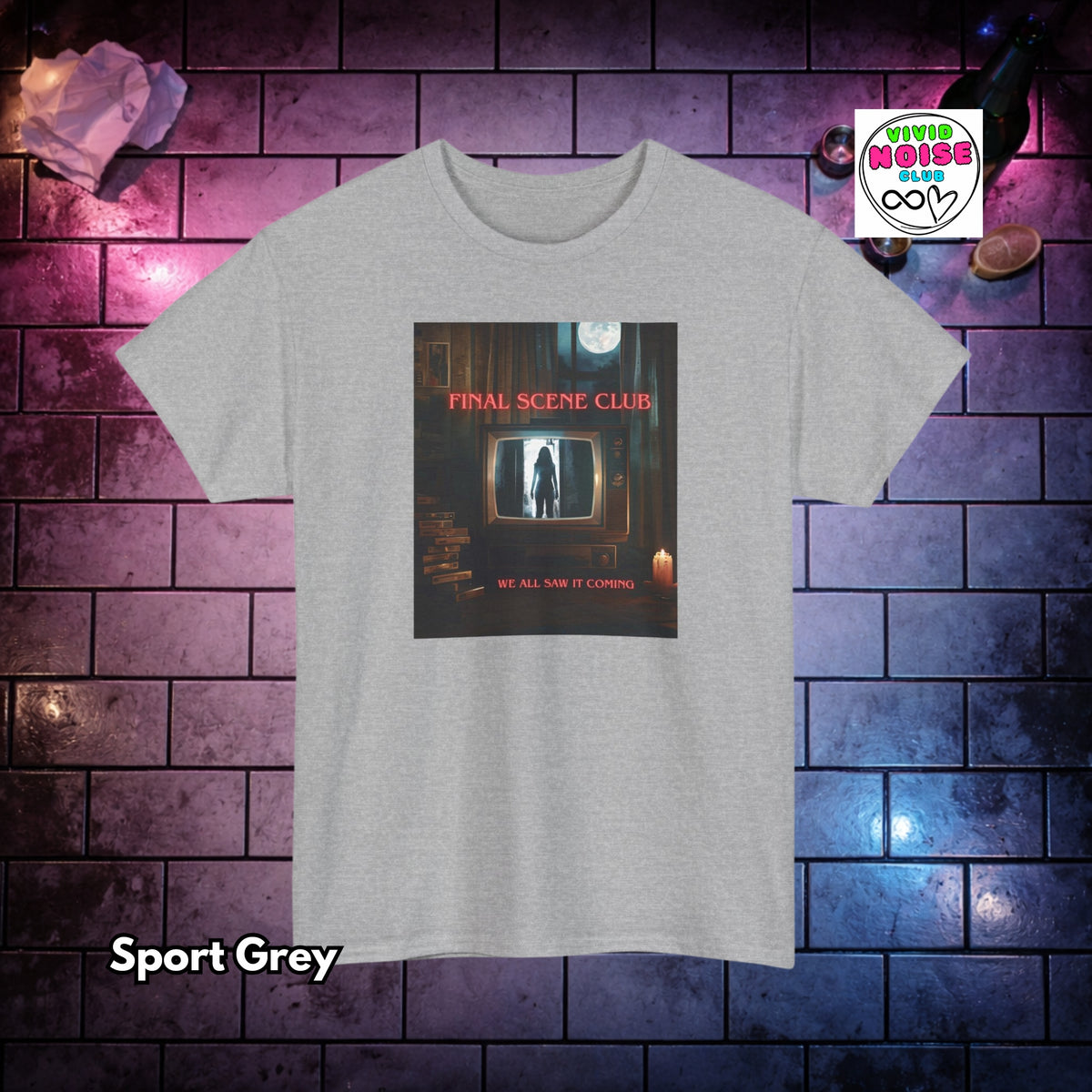 Final Scene Club T-Shirt - Horror Movie Fan Gift - Halloween Shirt
