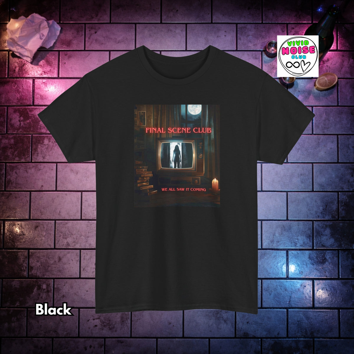 Final Scene Club T-Shirt - Horror Movie Fan Gift - Halloween Shirt
