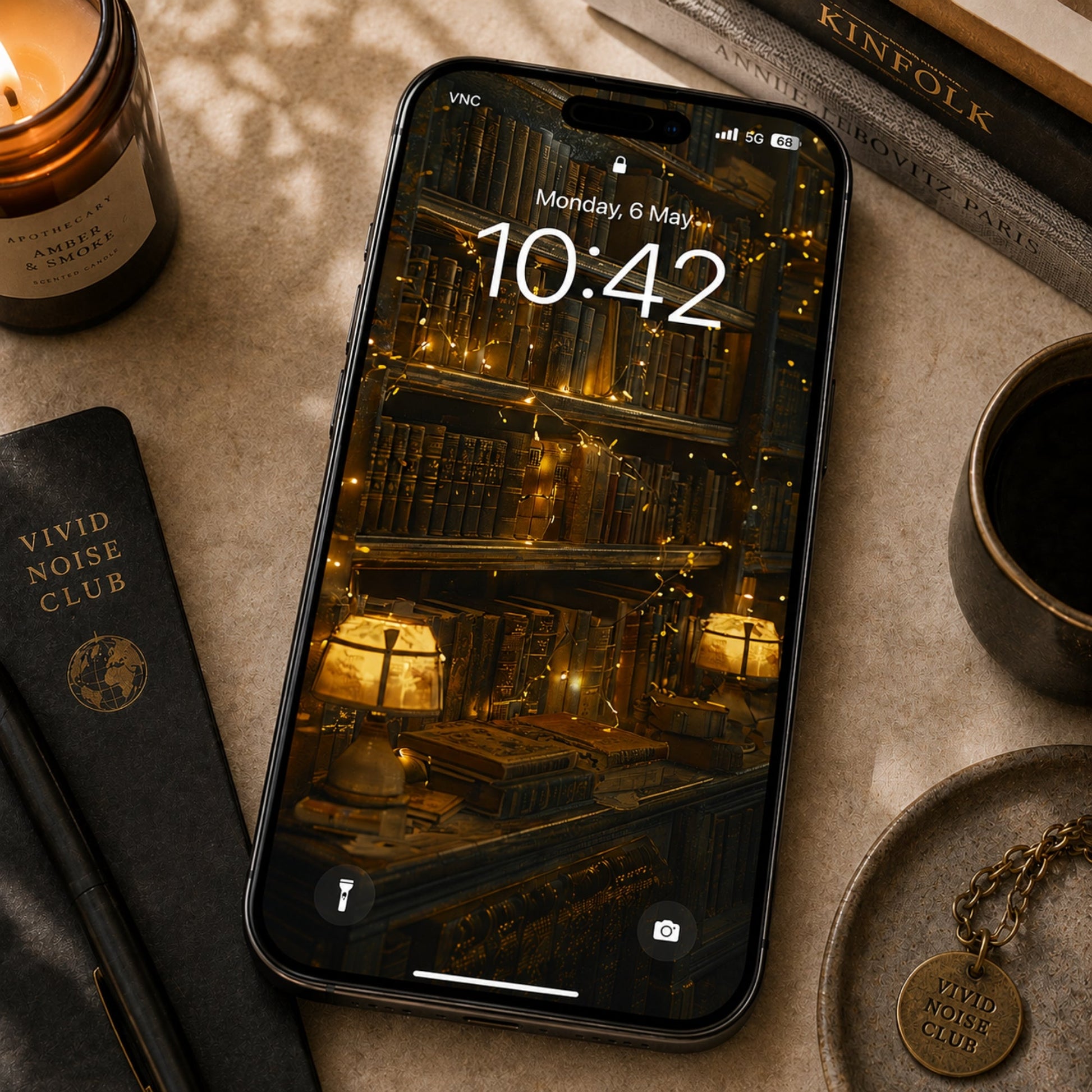 Book Lover Phone Wallpaper Pack - Digital Download - Vivid Noise Club