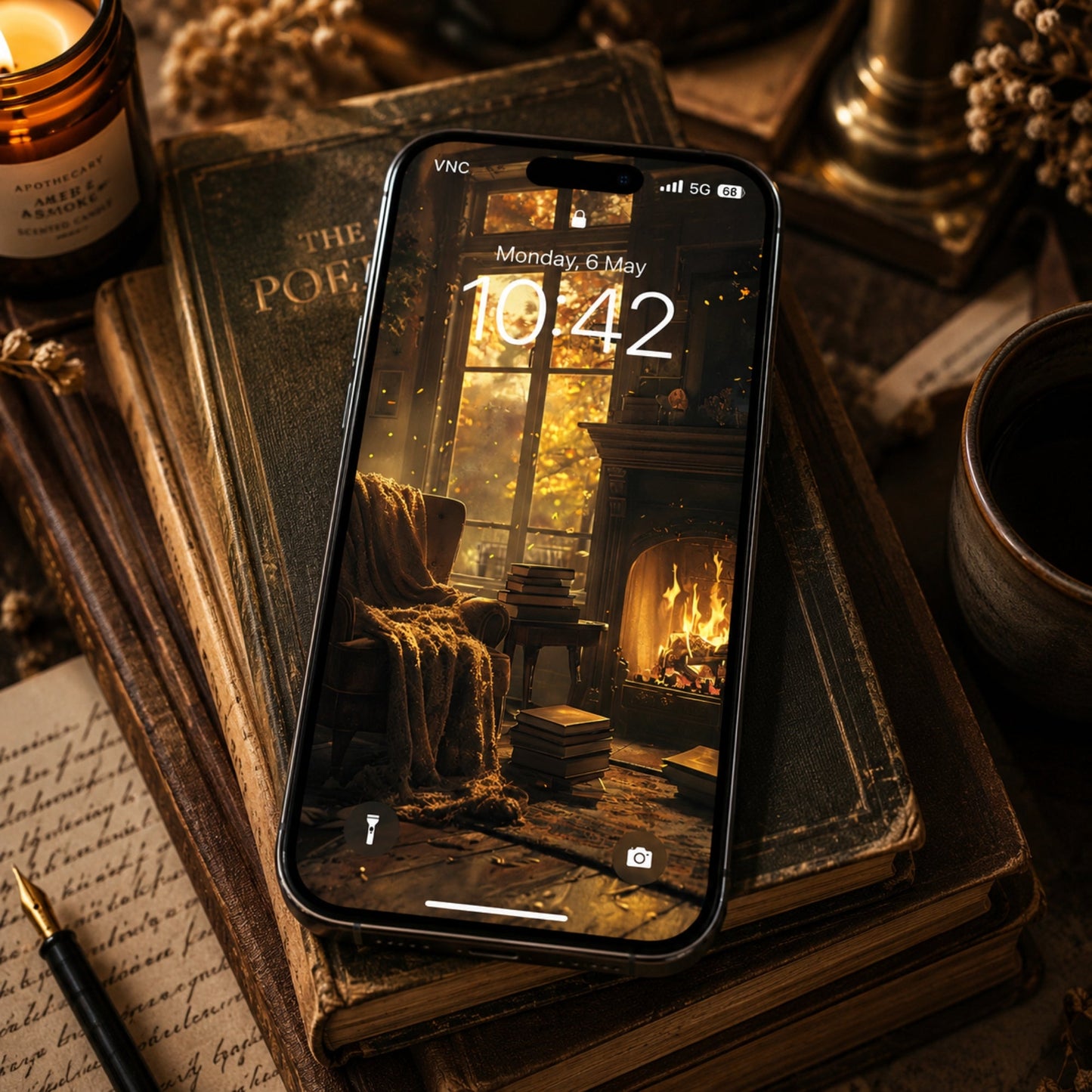 Book Lover Phone Wallpaper Pack - Digital Download - Vivid Noise Club