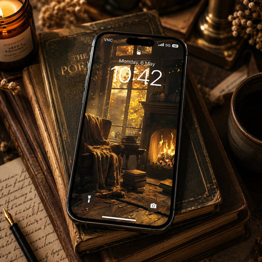 Book Lover Phone Wallpaper Pack - Digital Download - Vivid Noise Club