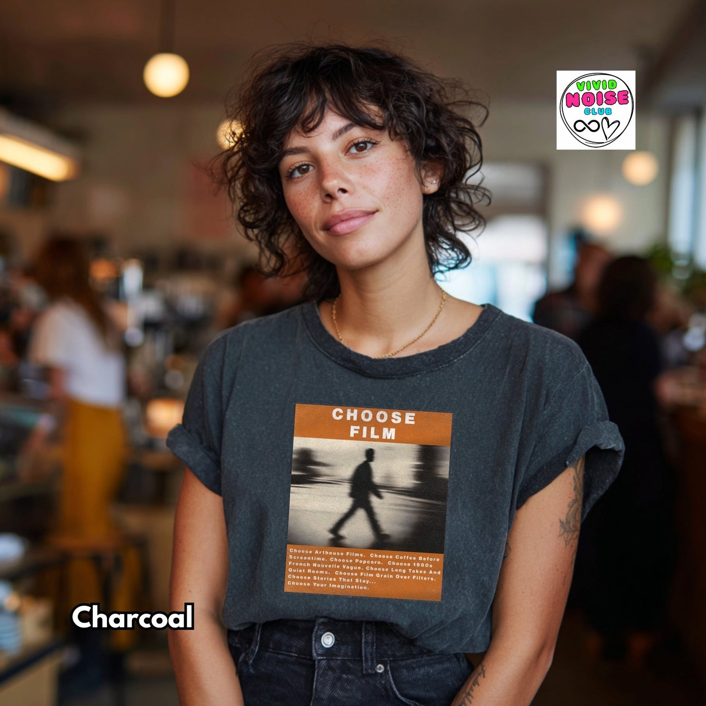 Choose Film - Cinema Lover T-Shirt Gift - Vivid Noise Club