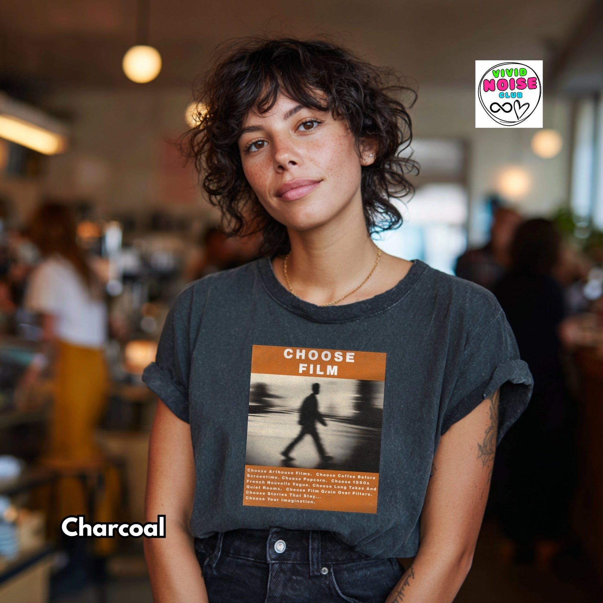 Choose Film - Cinema Lover T-Shirt Gift - Vivid Noise Club
