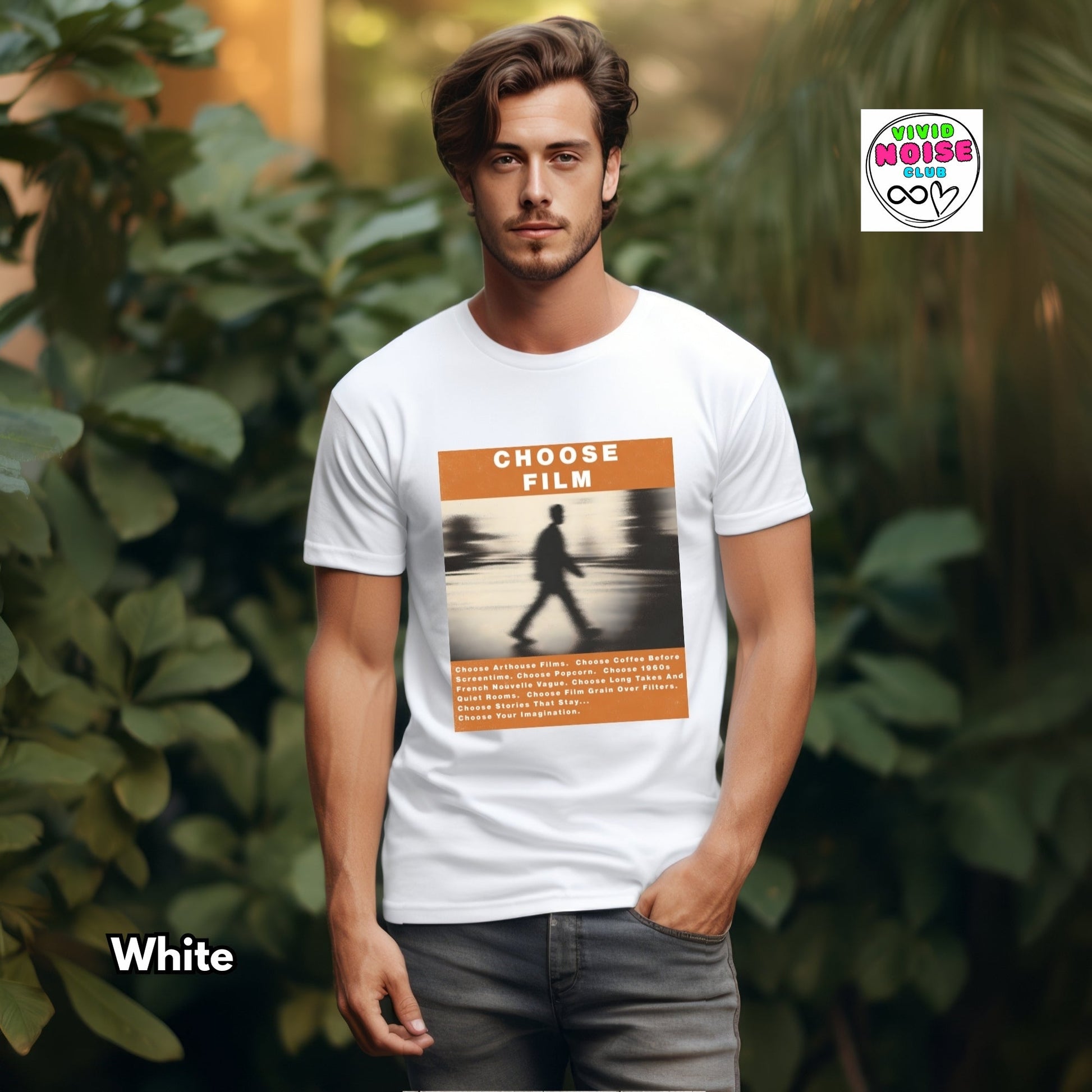 Choose Film - Cinema Lover T-Shirt Gift - Vivid Noise Club