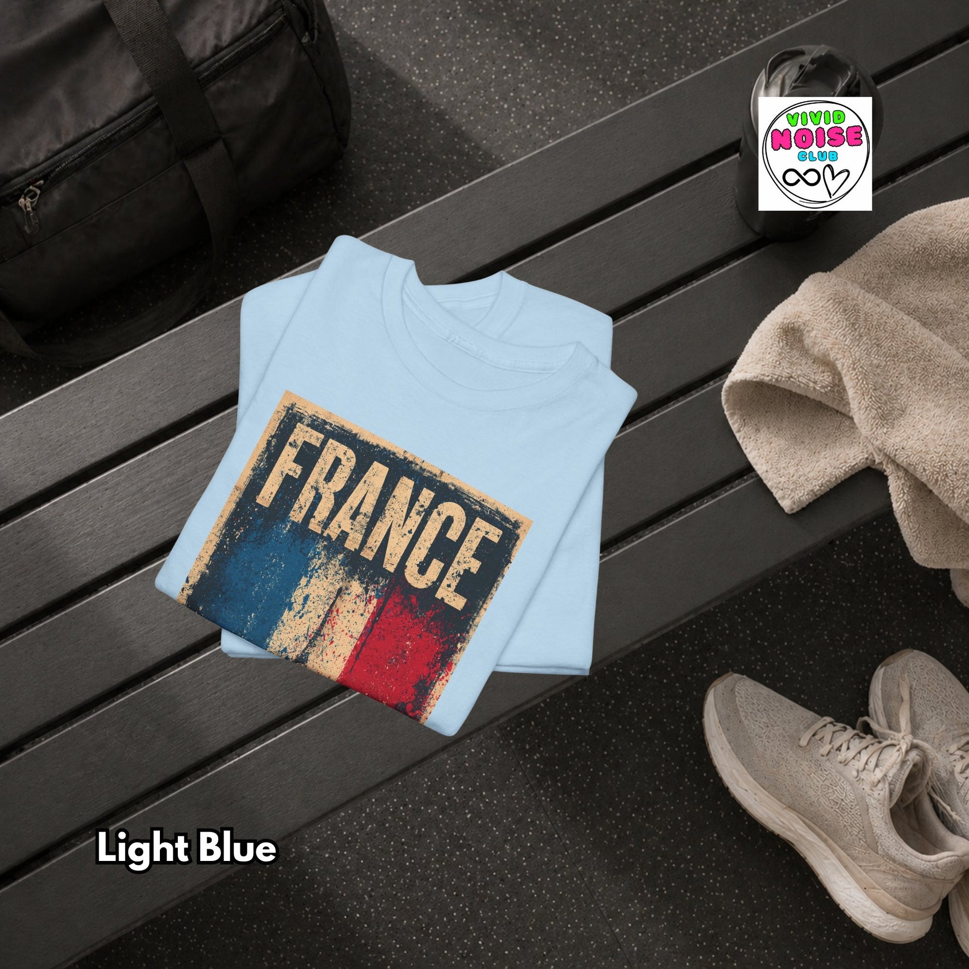 France Soccer T-Shirt - 2026 Football Fan Gift - Vivid Noise Club