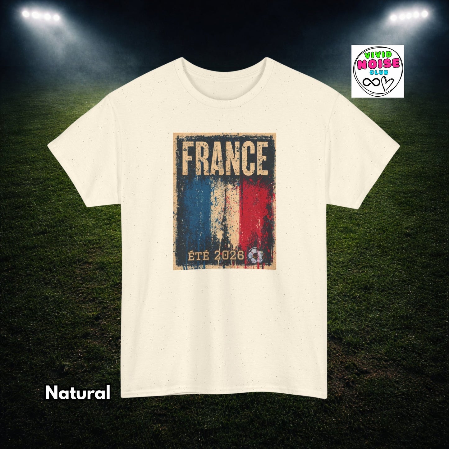 France Soccer T-Shirt - 2026 Football Fan Gift - Vivid Noise Club