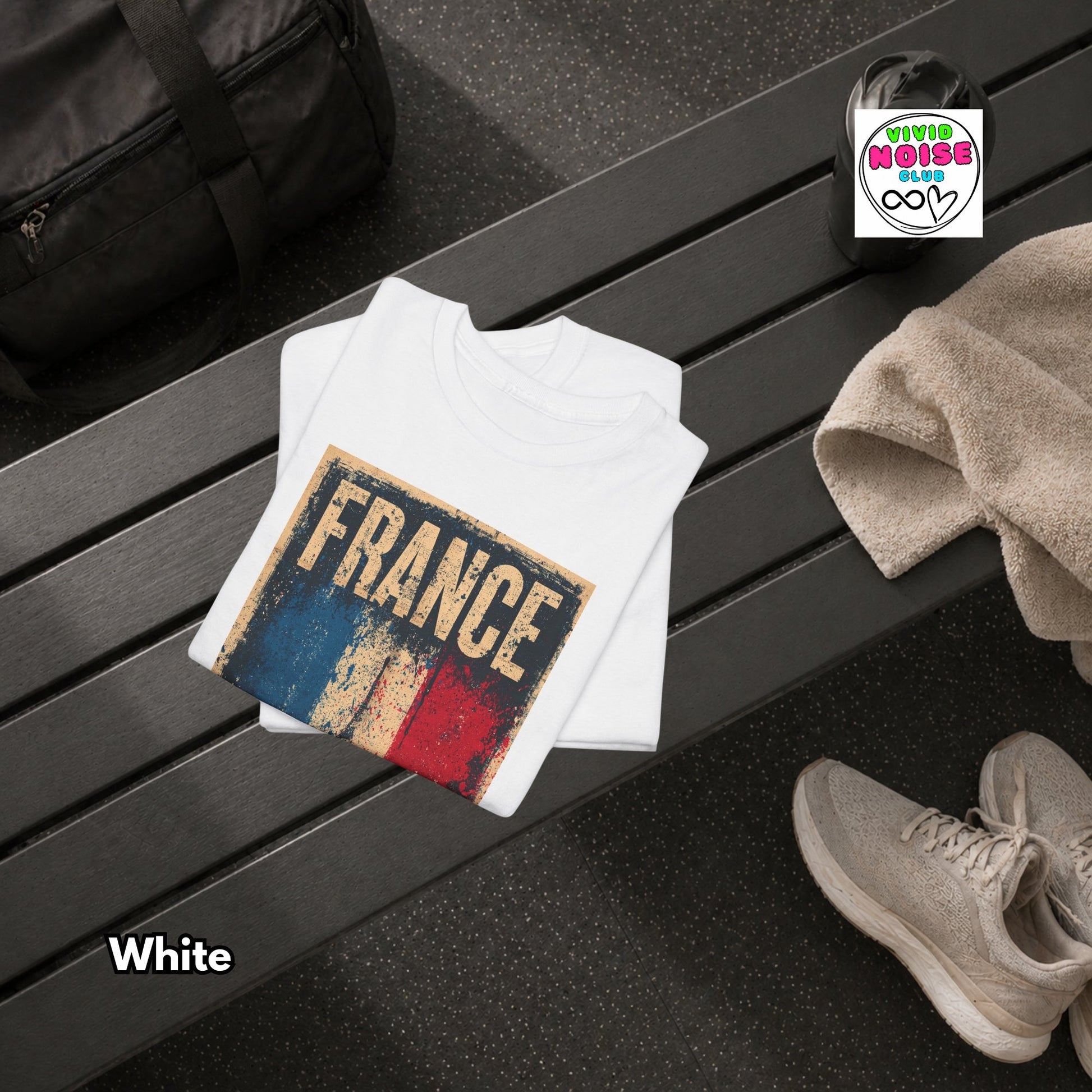 France Soccer T-Shirt - 2026 Football Fan Gift - Vivid Noise Club