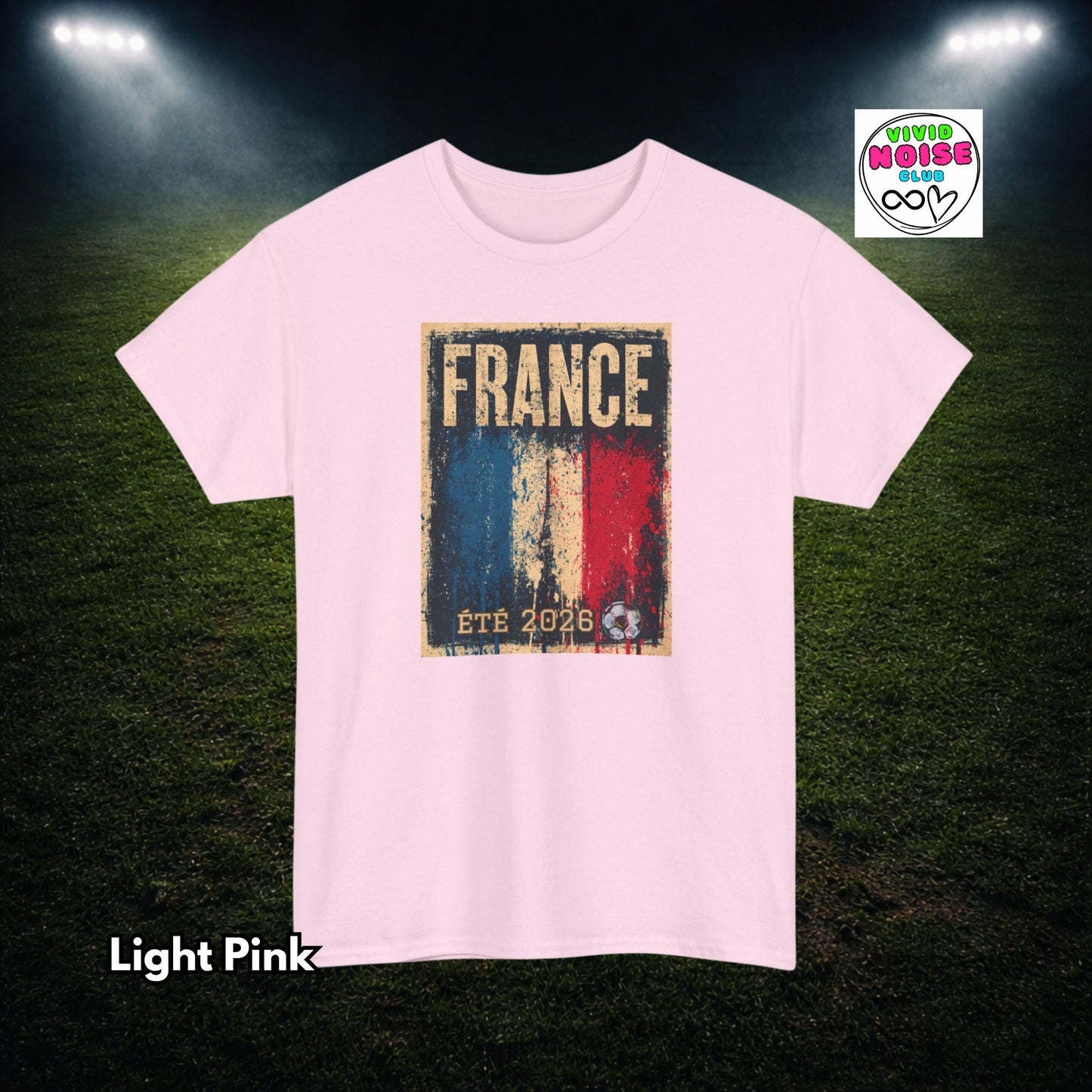 France Soccer T-Shirt - 2026 Football Fan Gift - Vivid Noise Club