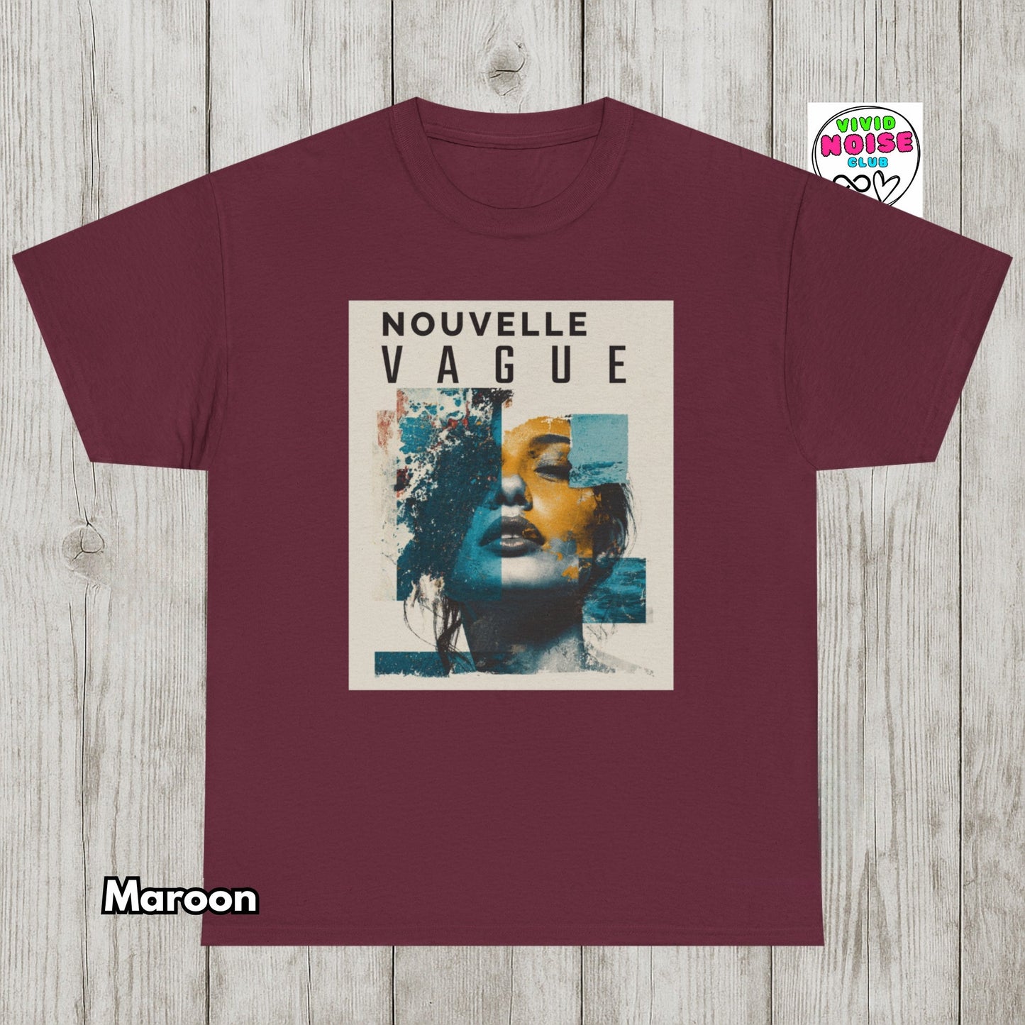 French Cinema T-Shirt - Nouvelle Vague - Movie Fan Gift - Vivid Noise Club