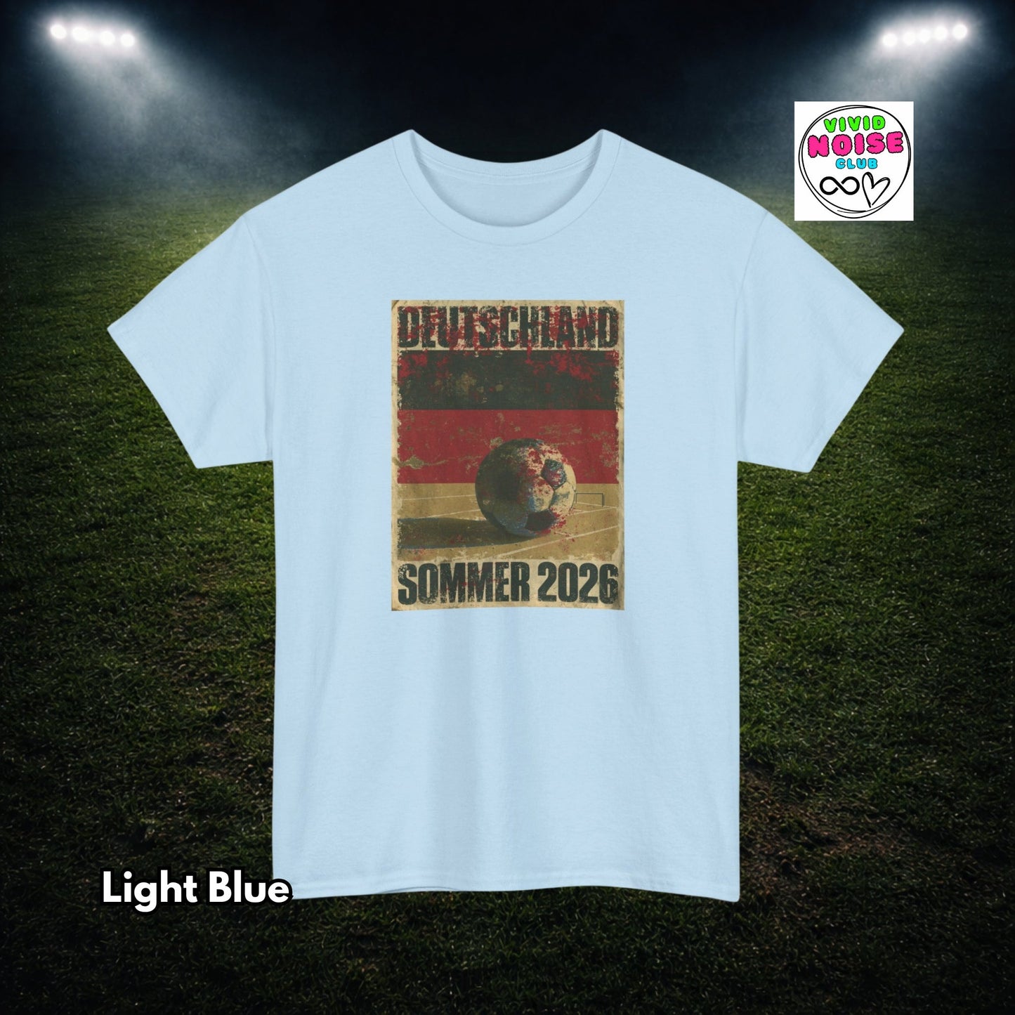 Germany Soccer T-Shirt - Summer 2026 Football Fan Gift - Vivid Noise Club
