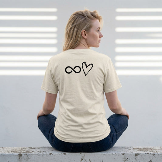 Infinity Heart Softstyle T-Shirt - Athleisure Wear Top - Vivid Noise Club
