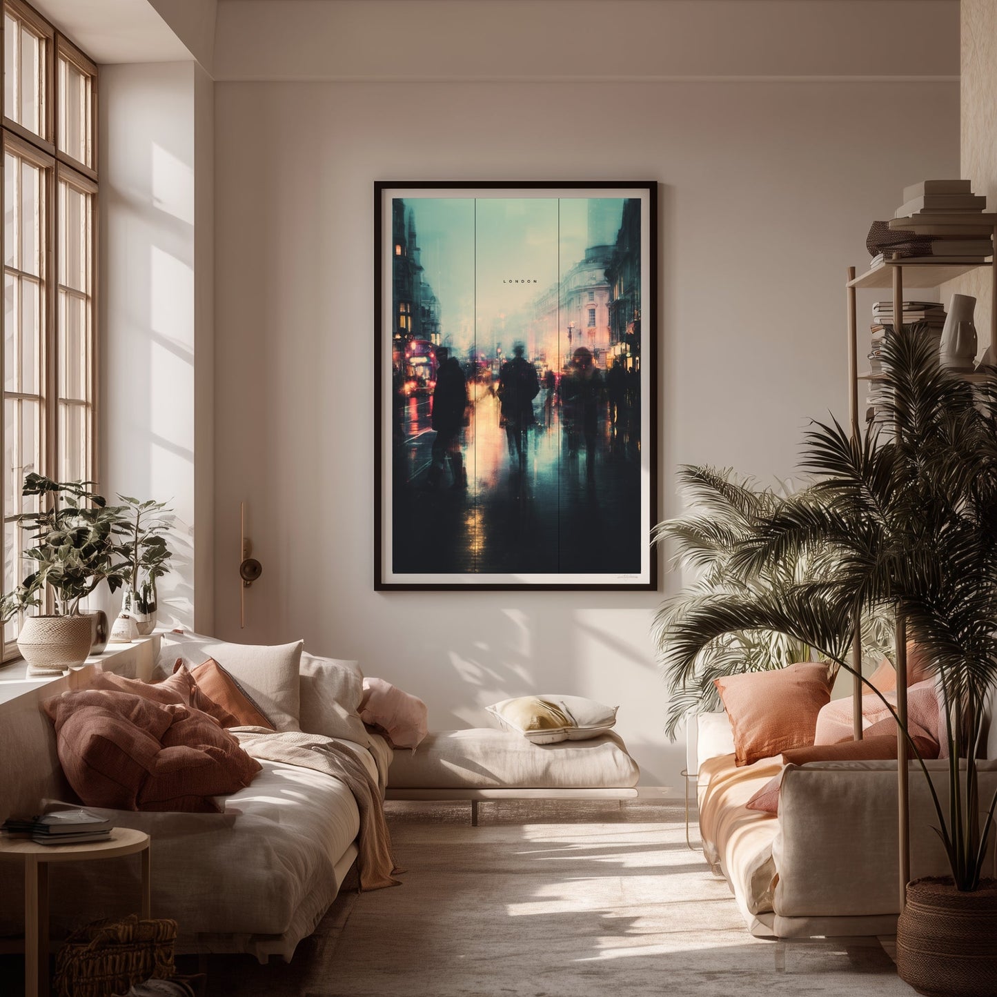 London Cinematic Cityscape Wall Art - Digital Download - Vivid Noise Club