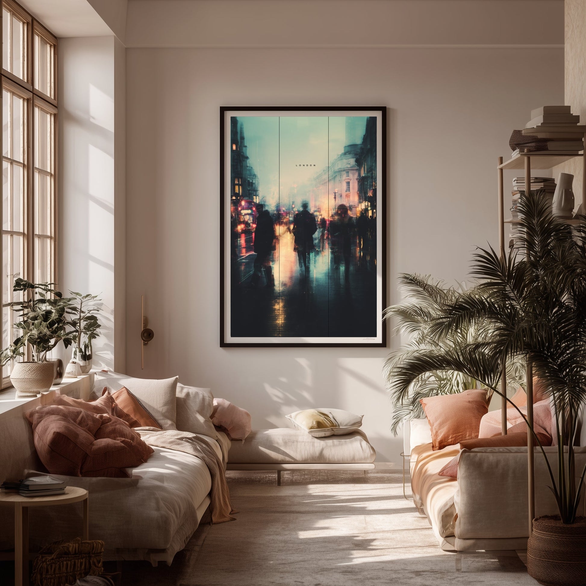 London Cinematic Cityscape Wall Art - Digital Download - Vivid Noise Club