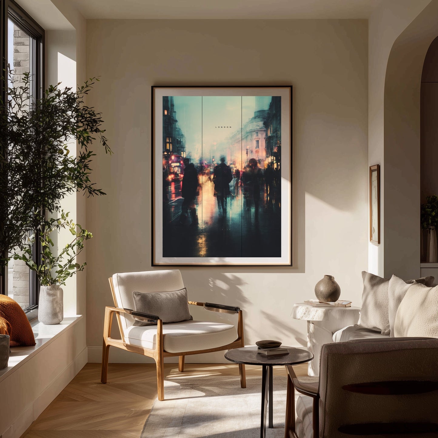 London Cinematic Cityscape Wall Art - Digital Download - Vivid Noise Club