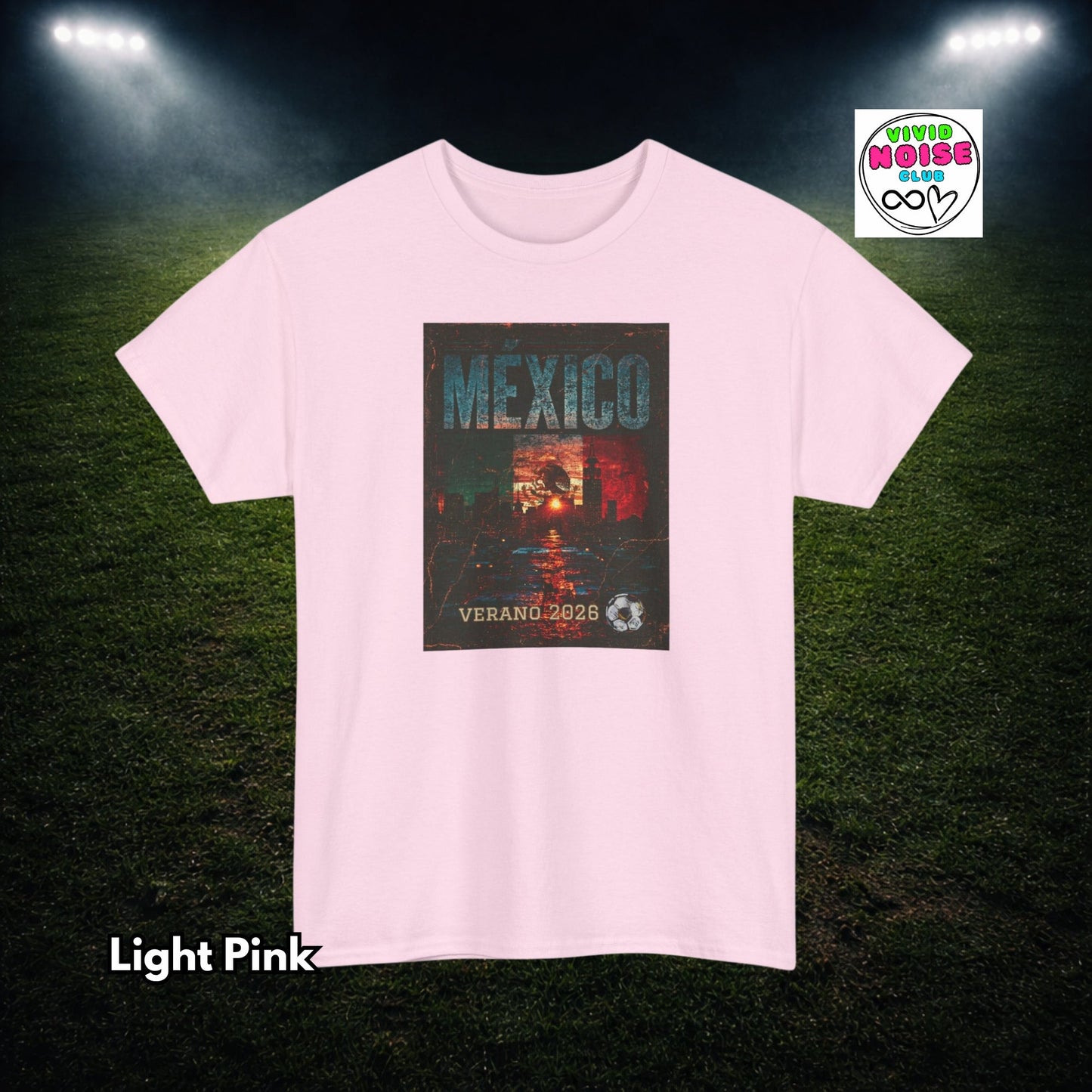 Mexico Soccer T-Shirt - Verano 2026 Football Fan Gift - Vivid Noise Club