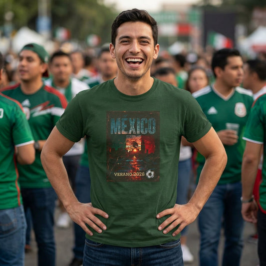 Mexico Soccer T-Shirt - Verano 2026 Football Fan Gift - Vivid Noise Club