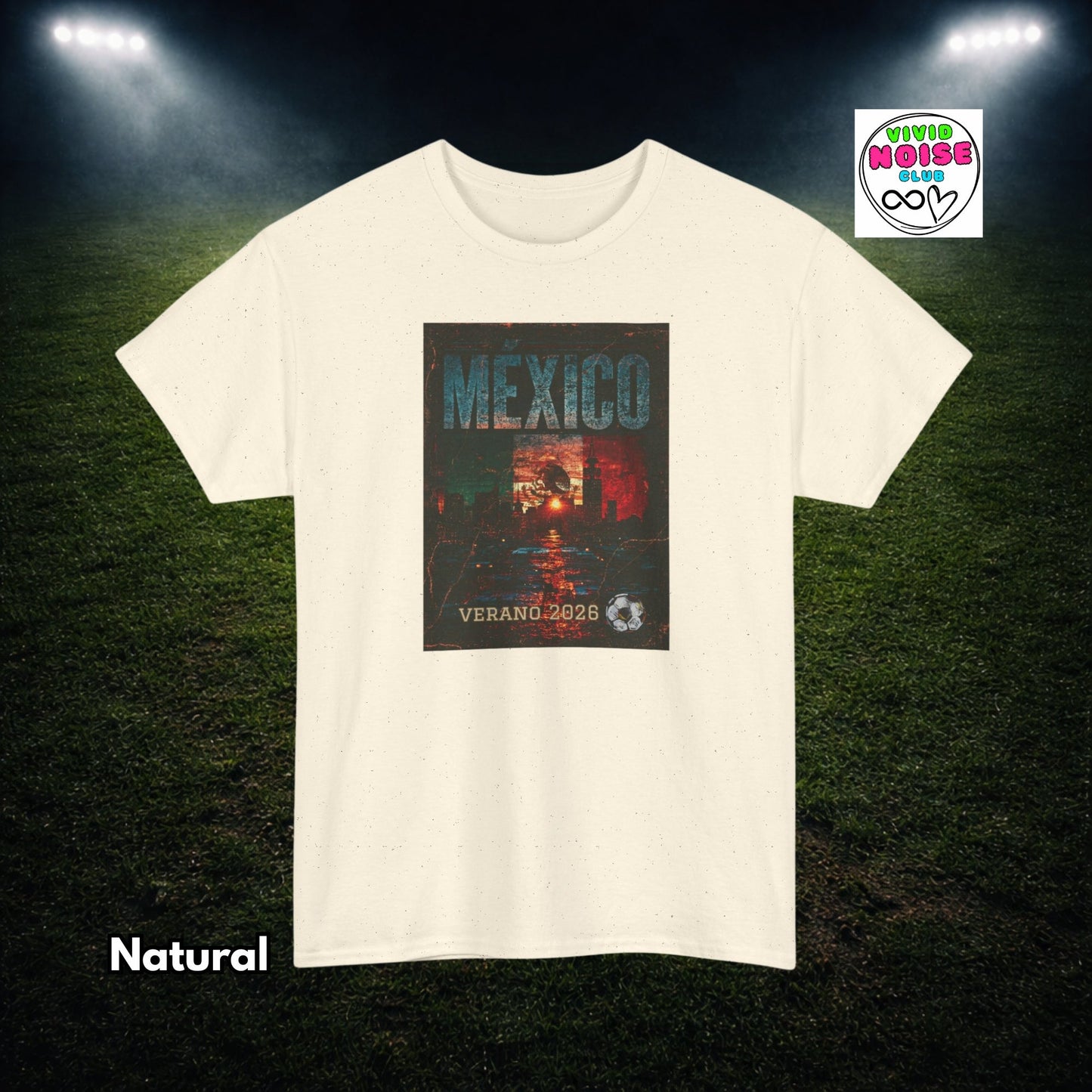 Mexico Soccer T-Shirt - Verano 2026 Football Fan Gift - Vivid Noise Club