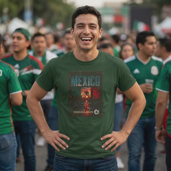 Video showing Mexico shirt variation for the summer of football in 2026.