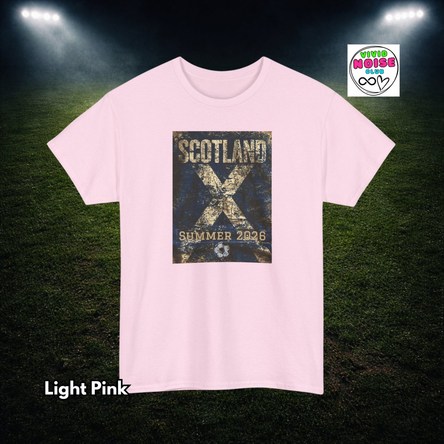 Scotland Soccer T-Shirt - 2026 Football Fan Gift - Vivid Noise Club