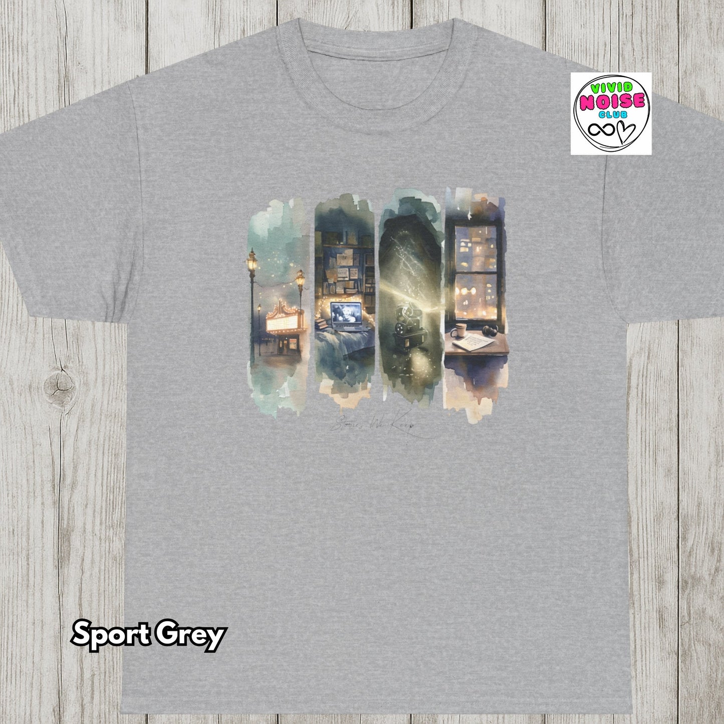 Stories We Keep - Film Lover T-Shirt - Vivid Noise Club