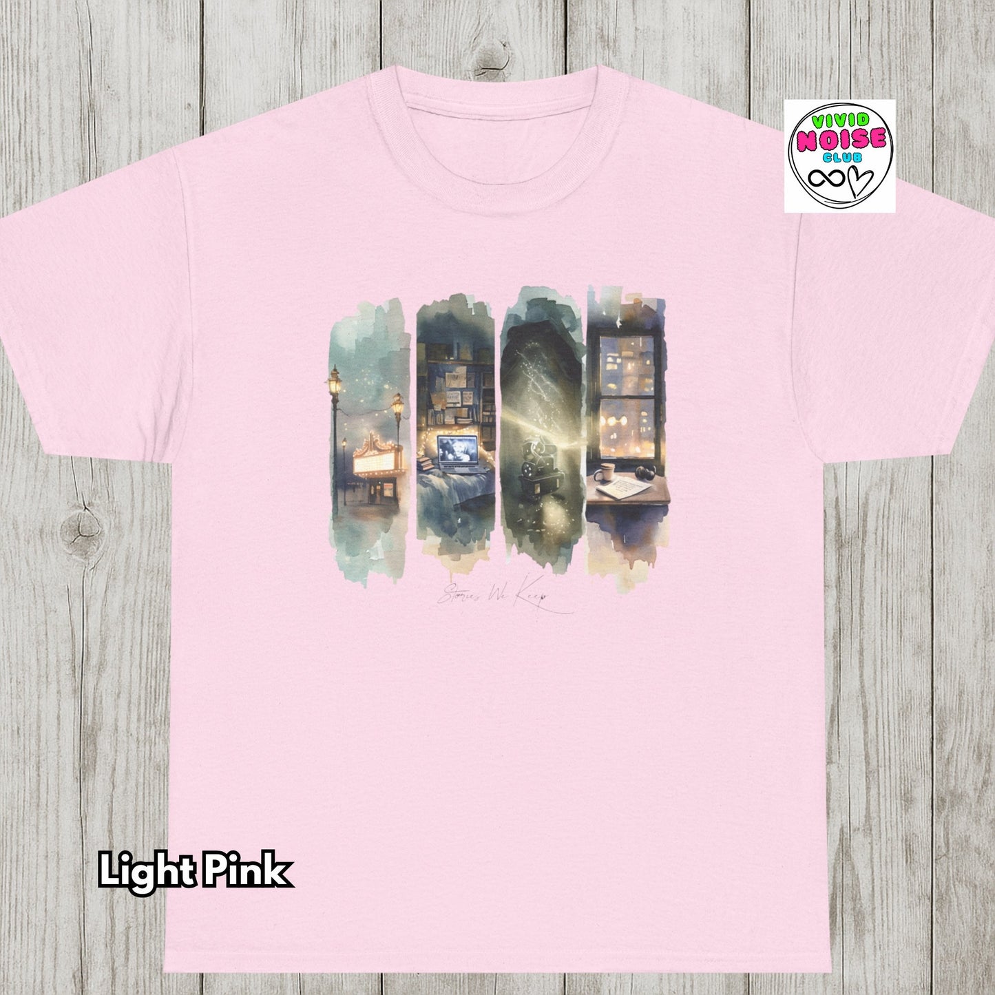 Stories We Keep - Film Lover T-Shirt - Vivid Noise Club