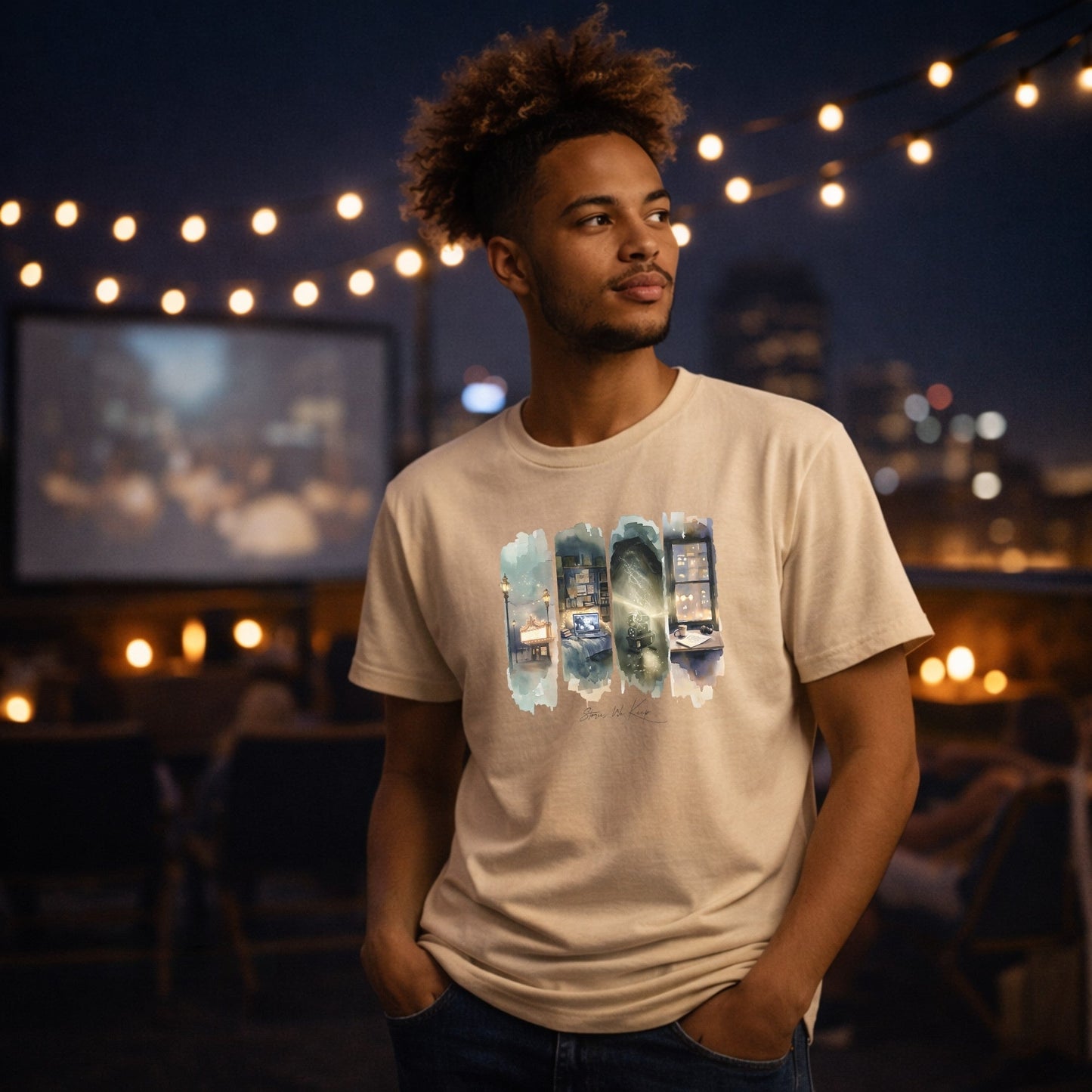 Stories We Keep - Film Lover T-Shirt - Vivid Noise Club