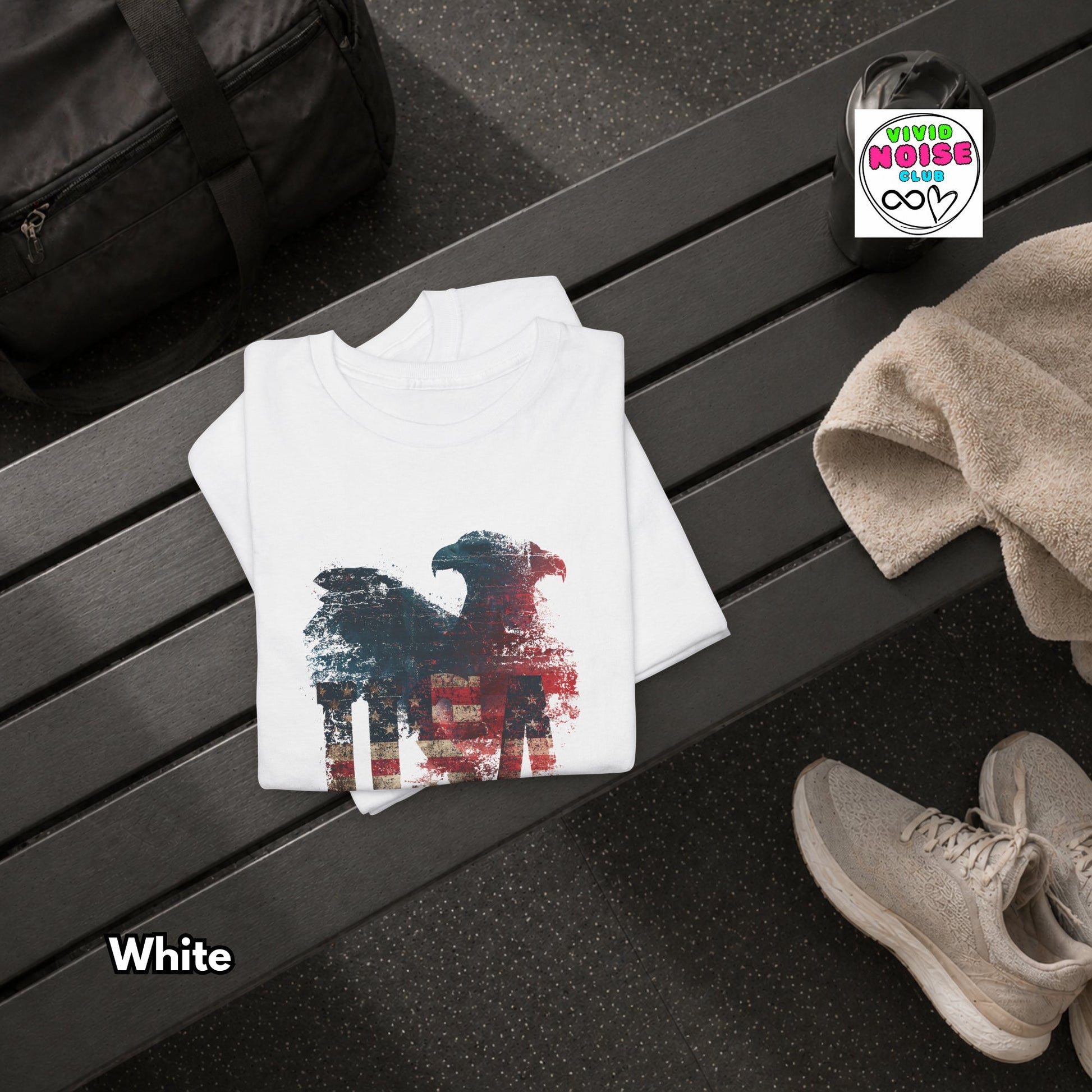 USA Soccer T-Shirt - Summer 2026 Football Fan Gift - Vivid Noise Club